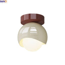 Axyaa Modern Glass Iron LED Ceiling Light for Home Aisle Restaurant Living Room Decor