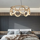 Axyaa Gold Ring LED Chandelier Pendant Lighting Fixture