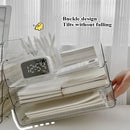 Axyaa Desktop File Storage Rack Organizer Office Stackable Bookshelf Storage Shelf