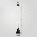 Axyaa Nordic Resin Pendant Light - Modern Minimalist Design E27 Bulb for Bedroom, Dining Room, Bar