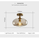 Axyaa LED Glass Ceiling Chandelier for Home Lighting