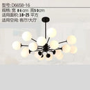 Axyaa Luxe Glass LED Chandelier for Modern Nordic Interior Décor