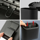Axyaa Car Clamshell Trash Organizer: Convenient Universal Storage Box for Vehicle Garbage