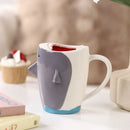 Axyaa Biomimetic Shark Ceramic Cup - Cute 3D Cartoon Mug, 400ml High-capacity Shark Shaped Cup