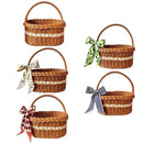 Axyaa Willow Rattan Flower Basket: Handmade, Sturdy, Wedding & Home Decor