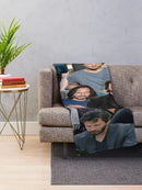 Axyaa Keanu Reeves Throw Blanket: Warm Winter Bedding for Cozy Sleep.