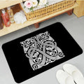 Axyaa Viking Pattern Symbol Floor Mat for Home Decoration