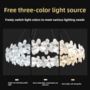 Axyaa Stainless Steel Crystal Chandelier Pendant Light Chrome Finish