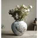 Axyaa Retro Ceramic Vase: Rural Circular Floor Decor for Living Room