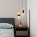Axyaa Nordic Stained Glass LED Chandeliers for Home & Restaurant Decor