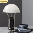 Axyaa Nordic Glass Ball LED Desk Lamp - Creative Designer Bedroom Decor Lighting