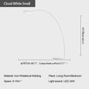Axyaa Nordic Modern Cloud LED Floor Lamp