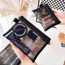 Axyaa Clear Square Zipper Makeup Bag Organizer Pouch