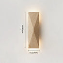 Axyaa Medieval Style Yellow Stone Wall Lamp for High-End Studio Atmosphere