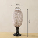 Axyaa Glass Vase with Dot Texture - Senior Art Bottle for Home Decoration