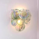 Axyaa Colored Glass Wall Lamp for Bedroom Living Room Hallway, Italian Creative Lighting