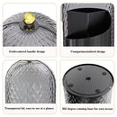 Axyaa Diamond Birdcage Makeup Organizer with Rotating Lid: Cosmetics Storage Box