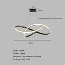 Nordic LED Ceiling Chandelier for Dining Room by Axyaa