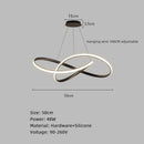 Axyaa Nordic LED Ceiling Chandelier for Dining & Living Room