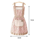 Axyaa Floral Kitchen Apron with Pocket - Sleeveless & Breathable