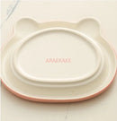 Ceramic Heart Dessert Plate Set by Axyaa - Cute Breakfast Tableware Home Inventory