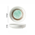Axyaa Ceramic Tableware Collection: Kiln Changes Salad Dessert Plates Pasta Soup Molecular Dish