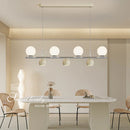 Axyaa Round Ball Pendant Chandelier Light for Living Room