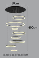 Axyaa Staircase Chandeliers LED Pendant Light for Modern Home Decor