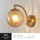 Axyaa Glass Wall Lamp - Nordic Minimalist LED Sconce for Living, Bedroom, Kitchen
