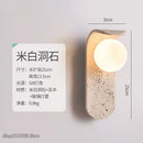 Axyaa Cream Wind LED Wall Lamp for Bedroom, Kitchen, and Outdoor Lighting