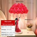 Axyaa Rose Wedding Table Lamp for Living Room Bedroom Bedhead Decoration