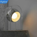 Axyaa LED Glass Desk Light: Minimalist Art Style for Bedroom, Living Room & Bedside
