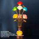 Axyaa LED Lotus Table Lamp: Illuminating Buddha's Presence in Worship Settings
