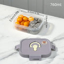Axyaa Divided Bento Box: Reusable Leak Proof Lunch Container