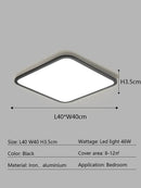 Axyaa Ultra Slim LED Ceiling Light for Modern Minimalist Home Decor