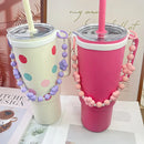 Axyaa Water Bottle Handle Strap for Stanley Sippy Tumbler - Portable Cup Accessories
