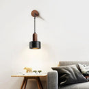 Axyaa Black Stone Wall Sconce Light - Nordic Minimalist LED E27 Wall Lamps