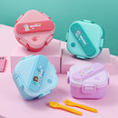 Unicorn Lunch Box For Kids by Axyaa: Cute Food Storage Container for School & Camping
