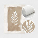 Axyaa Minimalist Leaf Canvas Print for Home and Office Decor