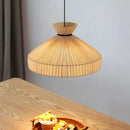 Axyaa Natural Rattan Dining Pendant Lamps for Japanese Restaurant Style Decor