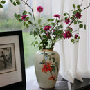 Axyaa Exquisite Chinese Ceramic Vase - Luxury Living Room Art Decoration