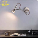 Axyaa Swing Arm LED Wall Lamp Bauhaus Design for Bedroom Study Cafe
