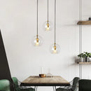 Axyaa Jellyfish Glass Pendant Light - Nordic Designer Double-Layer Chandelier for Bar, Restaurant, Bedroom