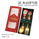 Axyaa Christmas Santa Cutlery Set - Festive Home Decor Gift