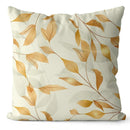 Nordic Leaves Pattern Cushion Covers for Home Decor by Axyaa
