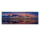 Axyaa Beach Sunset Canvas Wall Art for Aesthetic Living Room Decor