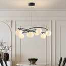 Axyaa Modern LED Glass Chandeliers - Luxury Decorative Lighting