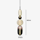 Axyaa Nordic Glass LED Pendant Light for Living Room, Bedroom, Dining Room