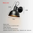 Axyaa Iron Outdoor Wall Lamp Rustic Industrial Style for Home Decor & Lighting