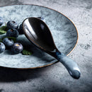 Axya Blue Ceramic Spoon Set for Stylish Dining Experience
